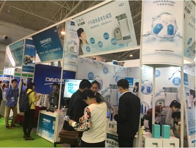 卢尔德水素水生成器再次亮相2017上海高端水展，引领饮用水行业新风潮